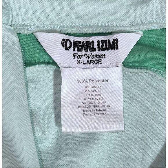 Pearl Izumi Women's XL Green Sleeveless Cycling Jersey Tank Reflective Elements - Picture 9 of 10
